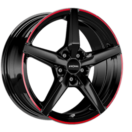 R69 MCR_JET BLACK-RED RIM